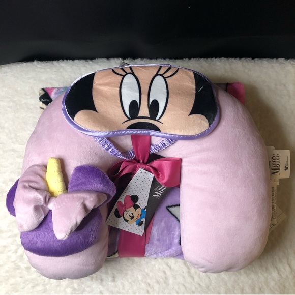Disney Minnie Mouse Coordinating Design Exclusive 3 Piece Travel Set NEW - Picture 1 of 8